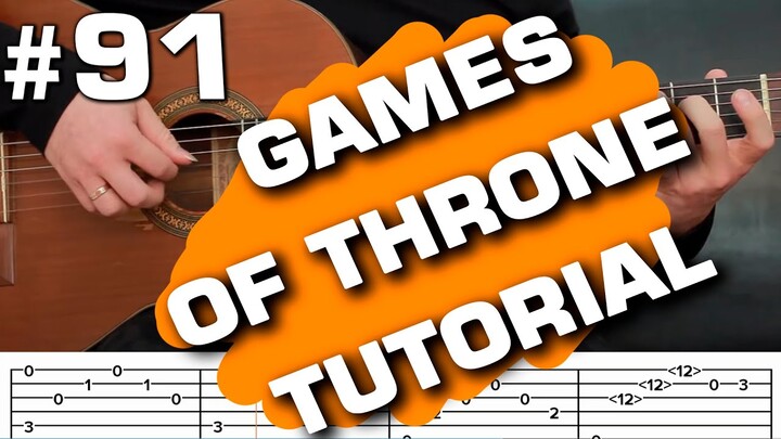 Games of thrones theme acoustic guitar cover lesson tab (guitarclub4you)