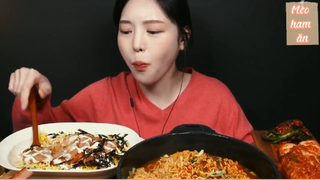 Cơm thịt nguội Spam sốt mayo và mì Jin cay phần 2 #anngonmoingay