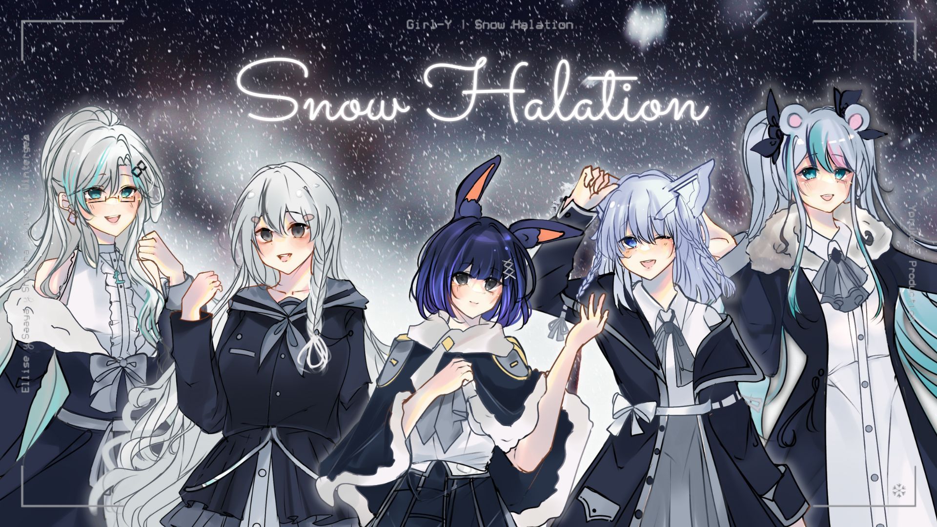 Snow Halation By Girl Y Ellise Saaya Shizuha Vivi Wintergea Bilibili
