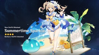 Barbara's New Summer Skin (Summertime Sparkle) | Genshin Impact