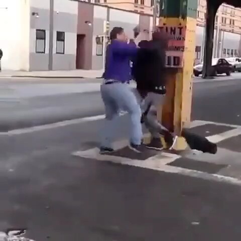 I’m dying laughing—he even tried to take on two opponents at once!