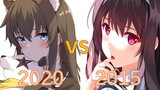 2020vs2015 Popular Fan Drama Female Characters (2). Five years have passed, which year do you prefer