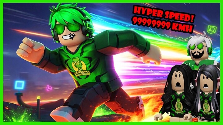 Aku Berlatih Lari Tanpa Henti Hingga Dapat Kekuatan Hyper Speed - Roblox Hyper S