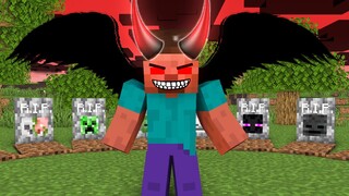 Monster School : HEROBRINE SAD LIFE - Minecraft Animation