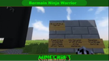 Bermain ninja warrios versi minecraft