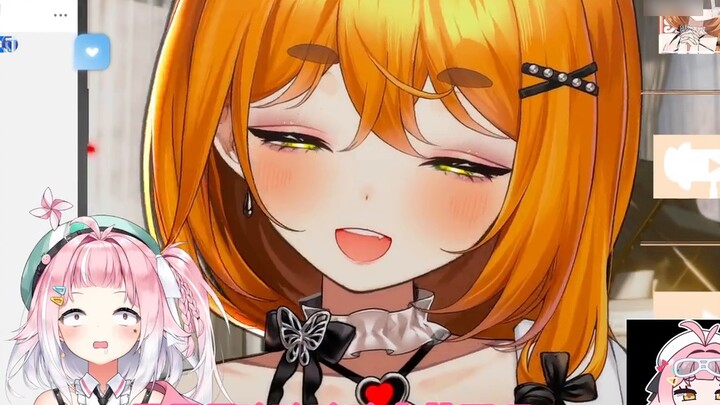 When being licked on the ear by Taomu Q, Elulu's face turns red at 0 frames and a sharp explosion is