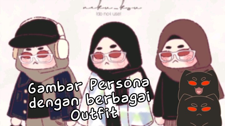 GAMBAR PERSONA DALAM BERBAGAI OUTFIT