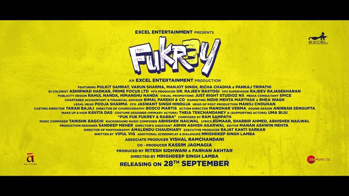 Fukrey 3  Pulkit Samrat & Varun Sharma