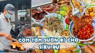 Choáng ngợp với TIỆM CƠM TẤM TOÀN SIZE BỰ tóp mỡ siêu gây nghiện ở Sài Gòn | Địa điểm ăn uống