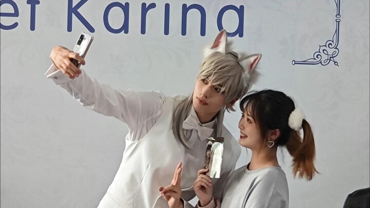การได้เจอภรรยาสุดฮิตของฉันช่างยากเหลือเกิน ยังดีที่ฉันเป็นแขกคนแรกของเธอ ♡ วิดีโอบล็อกงานเซ็นลายเซ็น