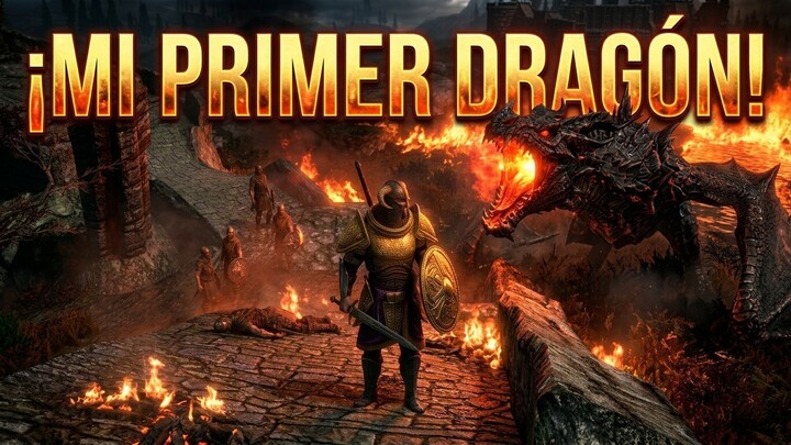 ¡ENFRENTÉ A MI PRIMER DRAGÓN!   Skyrim Historia Principal #2