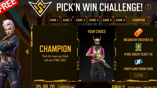 Pick N Win กิจกรรม Free Fire เลือกและชนะกิจกรรม Free Fire Free Fire กิจกรรมใหม่