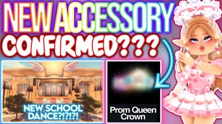 NEW SCHOOL PROM ACCESSORY CONFIRMED? SPRING HALO OR CROWN?! ROBLOX Royale High Theory