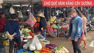 Chợ quê Miền Tây Vàm Xáng Cây Dương.! Vợ chồng rủ nhau đi chợ chuẩn bị buổi cơm gia đình