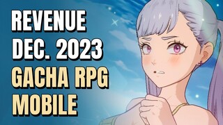 Black Clover M Untung! Nikke Niru Design Character? | Revenue Gacha RPG Mobile December 2023