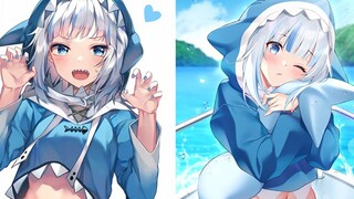 [Vtuber] Gawr Gura cá mập, anime về cô gái cảm tính❤