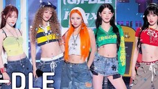4K Panorama (G) I-DLE 240713 Comeback New Song "Klaxon" Straight Shot|First Song Stage on Saturday