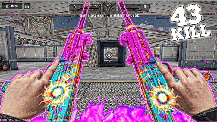 1 VS 5 Gameplay Pake Dual Uzi Teken Terus Sampe Rata🔥 + Dapetin Camo Gold [HIGHLIGHT GAMEPLAY]
