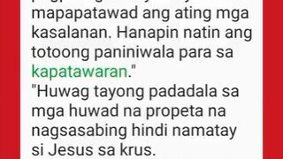 Kapag natagpuan natin ang tunay na Iglesiang may katubusan dapat tayo manatili #TrueChurchGoesGlobal