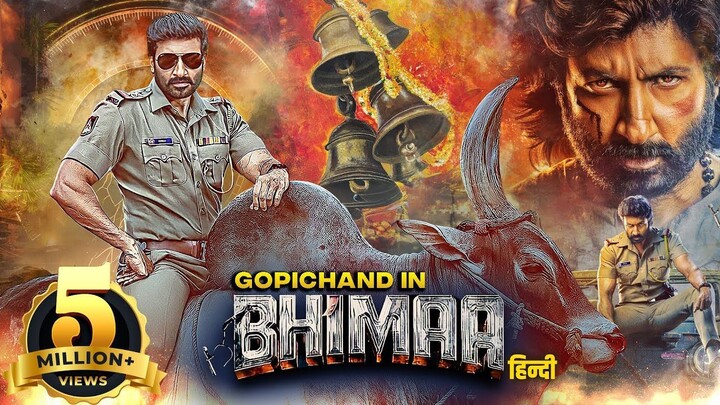 Gopichand's BHIMAA (2024) Full Movie | New Released South Hindi Dubbed Action Movie | Malvika Sharma