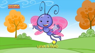 Coloquei Lava a Mão - DVD Galinha Pintadinha 3 de trás pra frente