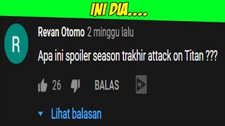 SPOILER ENDING ATTACK ON TITAN???