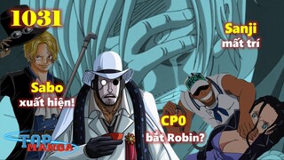 [One Piece Chap 1031]. Sabo xuất hiện! CP0 ra tay bắt Robin, Sanji mất trí nhớ!