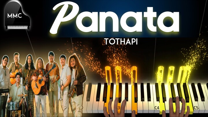 Panata by Tothapi piano cover/tutorial + sheet music + lyrics