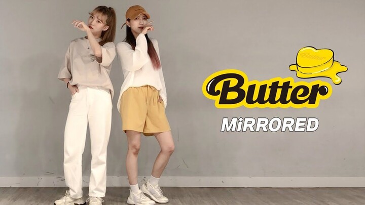 [Nhảy]Cặp sinh đôi dễ thương nhảy <Butter> trước gương|BTS