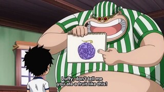 When luffy eat devil fruit