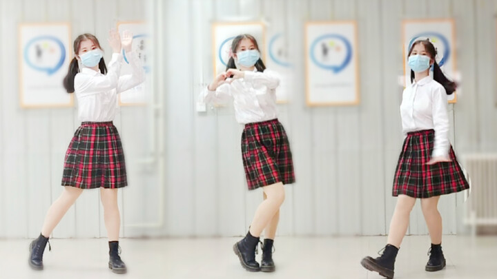 [เต้น]สาวมัธยมต้นเต้นเพลง <การหมุนเวียนของเรไน>