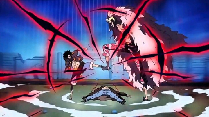 BENTROKAN HAKI EPIK LUFFY DAN DOFLAMINGO ☠️🔥👑