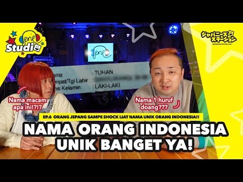 ORANG JEPANG SAMPE SHOCK LIAT NAMA UNIK ORANG INDONESIA!! NAMANYA APA AJA?? #DenebStudio Ep.6