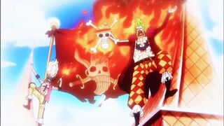 Bartolomeo burned the red-haired flag and replaced it with Luffy's—it's just too insane, hahaha!