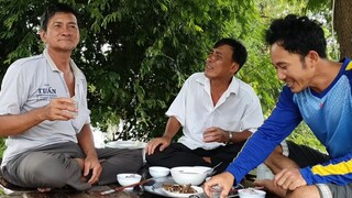 Chú Út Thăm Lưới Buổi Sáng Cá Dính  Nhiều Quá Về Nấu Canh Khoai Ngọt Và Chiên Xả Ớt