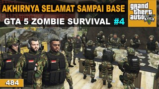 AKHIRNYA SAMPAI JUGA DI BASE RAHASIA - GTA 5 ZOMBIE SURVIVAL #484