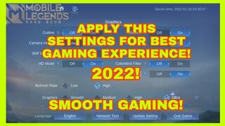 BEST SETTINGS YOU NEED TO CHANGE FOR 2022 IN MOBILE LEGENDS BANG BANG