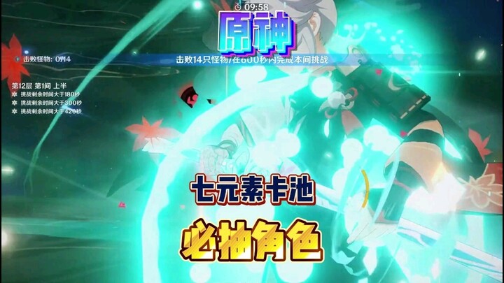 Must-Draw Characters for All 7 Elements in Genshin Impact!