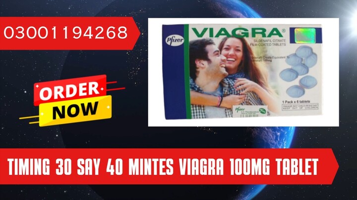 Viagra Tablet 1 Pack x 6 Tablet Same Day Delivery In Pakistan | 03001194268