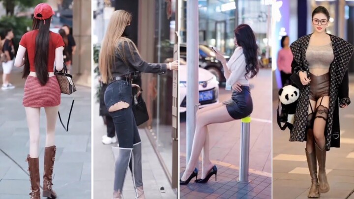 beautiful chinese girl street style fashion #chinesestreetfashion #chinesefashion