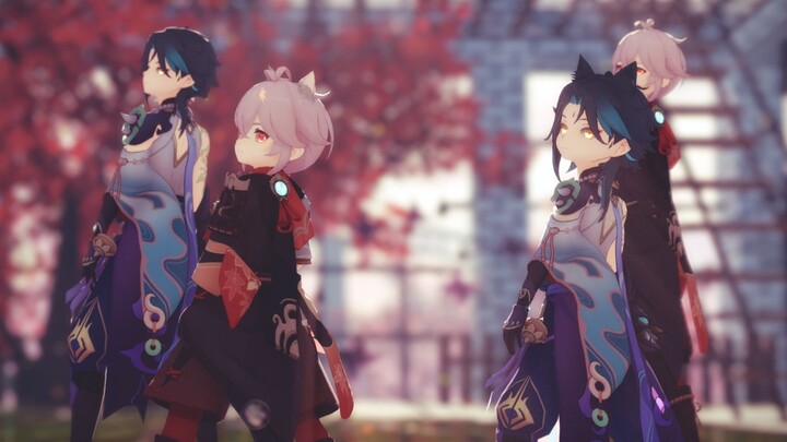 [เก็นชินอิมอิมแพกต์ MMD - 小-魈万叶] ความลับของมัสค์และความหวานที่คุณชื่นชอบนั้นพันกัน - Gimme×Gimme