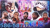 LAW VS SMOKER! One Piece Ep 586/587 Reaction