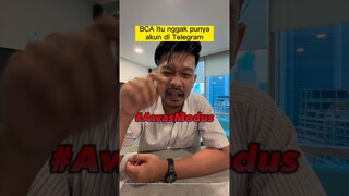 #AwasModus Penipuan yang Mengatasnamakan Bank BCA di Telegram!