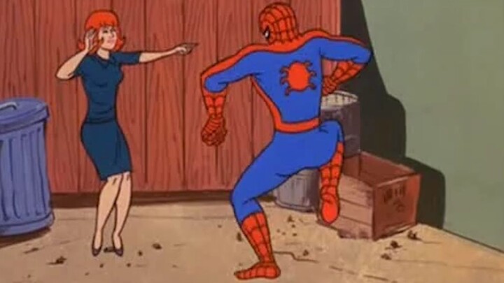 Two spiders love to dance, hey!