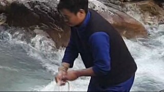 cast net fishing in Nepal | himalayan trout fishing in Nepal | asala fishing |