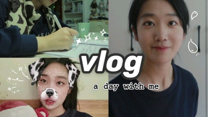 VLOG#1 |07 Học sinh cấp hai học trực tuyến study with me vlog✨