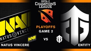 NAVI vs Entity | Game 2 | Upper Bracket R2 | D2CL S7 Dota 2 2022