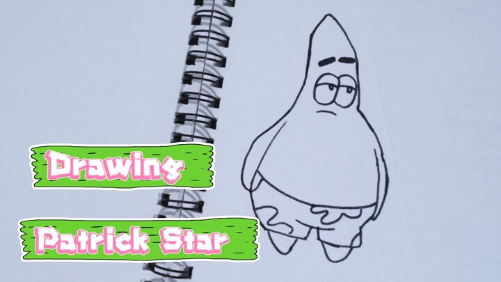 drawing Patrick Star!!