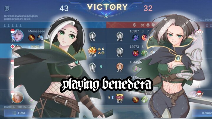 MLBB only benedetta to immortal?🔥