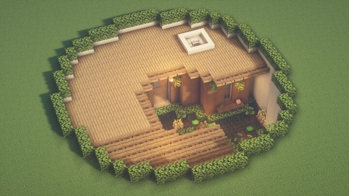 Sunken courtyard—move in!